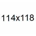 114 x 118