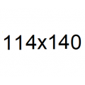 114 x 140