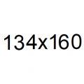 134 x 160