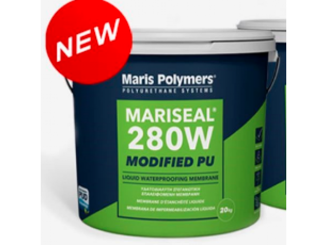 MARIS POLYMERS MARISEAL 280W (ΠΡΩΗΝ AQUA HYBRID D) ΛΕΥΚΟ 20kg - Ελαστική, επαλειφόμενη πολυουρεθάνη, σε συνδυασμό με ακρυλικές ρητίνες, ενός συστατικού. Στεγανωτικό υλικό υβριδικής βάσεως.