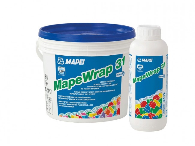 MAPEI - MAPEWRAP 31 - (A+B) 5kg - Εποξειδική κόλλα, δύο συστατικών.