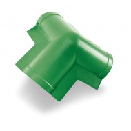 ΚΟΡΦΙΑΣ ΤΡΙ-ΡΙΧΤΗΣ ΣΤΕΓΗΣ DURAMIT - 53cm Χ 53cm - ΚΟΚΚΙΝΟ