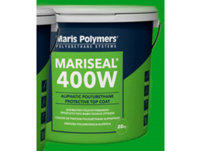 MARIS POLYMERS MARISEAL 400 W (ΠΡΩΗΝ 400 AQUA) ΛΕΥΚΟ 20kg - Πολυουρεθανικής βάσεως επίστρωση - UV Προστασία - Ανθεκτικό σε τριβή - Υδατοδιαλυτό. 