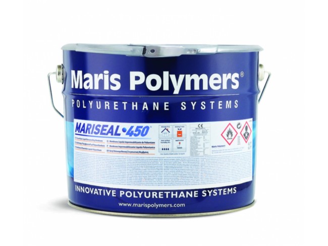 MARIS POLYMERS MARISEAL 450 17kg ΓΚΡΙ - Αλειφατική, υγρή, πολυουρεθανική, στεγανωτική μεμβράνη διαλύτου, ενός συστατικού, κατάλληλη για την υγρομόνωση μπαλκονιών και βεραντών.