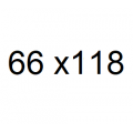 66 x 118