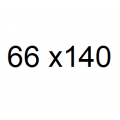 66 x 140