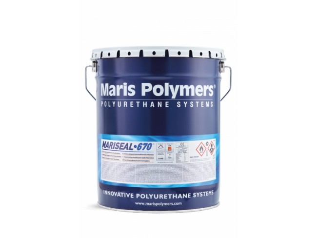 MARIS POLYMERS - MARISEAL 670 - ΜΑΥΡΟ 25kg - Στεγανωτική μεμβράνη πολυουρεθανικής - ασφαλτικής βάσεως.