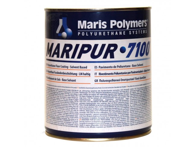 MARIS POLYMERS - MARIPUR 7100 - 20kg - Ημίσκληρη πολυουρεθανική βαφή ενός συστατικού δαπέδου για εσωτερικούς χώρους