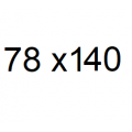 78 x 140