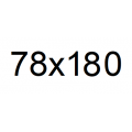 78 x 180