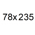 78 x 235