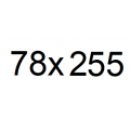 78 x 255