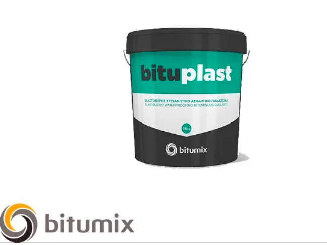 BITUMIX - Bituplast - 18kg - Ελαστομερές στεγανωτικό ασφαλτικό γαλάκτωμα.