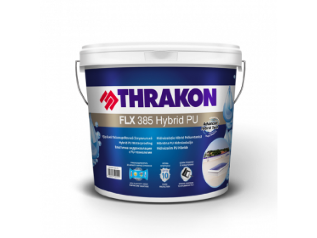 THRAKON - FLX 385 HYBRID PU - 12kg - ΛΕΥΚΟ - Yβριδική, ελαστική μεμβράνη στεγανοποίησης δωμάτων χωρίς διαλύτες. THRAKON - FLX 385 HYBRID PU - 12kg - ΛΕΥΚΟ - Yβριδική, ελαστική μεμβράνη στεγανοποίησης δωμάτων χωρίς διαλύτες.