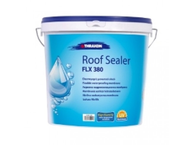 THRAKON - FLX 380 ROOF SEALER - 12kg - ΛΕΥΚΟ - Επαλειφόμενο, ακρυλικό ελαστομερές, στεγανωτικό, γαλάκτωμα ενός συστατικού. THRAKON - FLX 380 ROOF SEALER - 12kg - ΛΕΥΚΟ - Επαλειφόμενο, ακρυλικό ελαστομερές, στεγανωτικό, γαλάκτωμα ενός συστατικού.