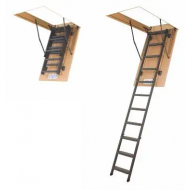 FAKRO LMS SMART 280 - Μεταλλική αναπτυσσόμενη σκάλα οροφής για ύψος έως 280cm- 3 σπασίματα.