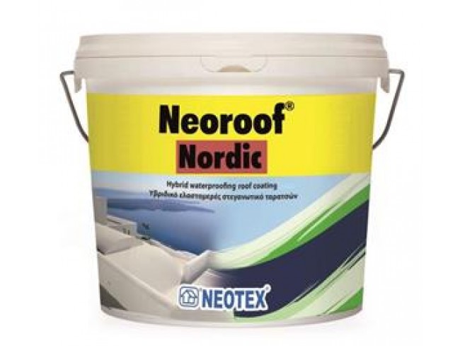 NEOTEX - Neoroof Nordic - Κεραμιδί - 13kg - Υβριδικό στεγανωτικό ταρατσών υψηλής απόδοσης.