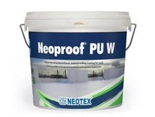 NEOTEX - Neoproof PU W - 13kg - ΛΕΥΚΟ - Επαλειφόμενη, πολυουρεθανική, αλειφατική μεμβράνη νερού.