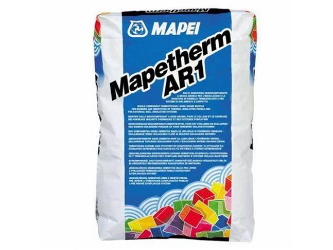 MAPEI - MAPETHERM AR1  GREY(ΓΚΡΙ) - 25kg- Τσιμεντοειδές κονίαμα επικόλλησης και οπλισμού μονωτικών πλακών. 