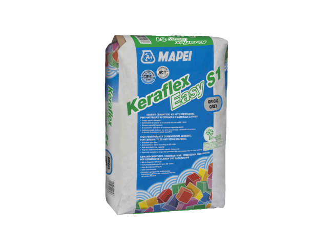 MAPEI - KERAFLEX EASY S1 ΓΚΡΙ 25kg C2TE S1 Κόλλα τσιμεντοειδούς βάσης, υψηλών επιδόσεων.