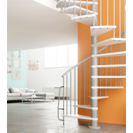 Σταθερή σκάλα εσωτερικού χώρου MOBIROLO FLOW - διάμετρος 120cm, ύψος έως 280cm.