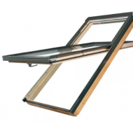 FAKRO  FYP-V  Παράθυρο στέγης 78x180cm με ανυψωμένο άξονα περιστροφής, αυτόματη θυρίδα αερισμού V40P και ενεργειακό υαλοπίνακα U3. 