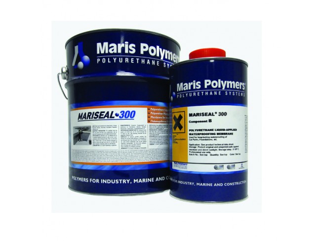 MARIS POLYMERS - MARISEAL 300 Α+Β (6+1)kg - ΜΠΕΖ - Επαλειφόμενη πολυουρεθανική μεμβράνη, δύο συστατικών, χωρίς διαλύτες για άοσμη εφαρμογή και για πόσιμο νερό.