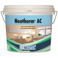 NEOTEX - Neotherm AC - ΛΕΥΚΟ 10lt - Αντισυμπυκνωτική βαφή με θερμομονωτικές ιδιότητες, κατάλληλη για εσωτερική χρήση.  NEOTEX - Neotherm AC - ΛΕΥΚΟ 10lt - Αντισυμπυκνωτική βαφή με θερμομονωτικές ιδιότητες, κατάλληλη για εσωτερική χρήση.