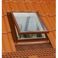 OPTILOOK KRONMAT Φεγγίτης Διπλής Υάλωσης με σκληρυμένο τον εξωτερικό υαλοπίνακα 46x55cm - ΚΟΚΚΙΝΟ.