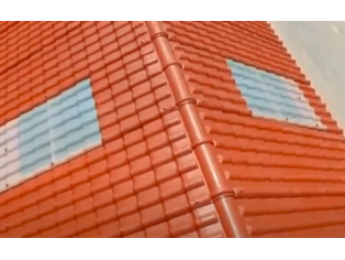 ΠΛΑΣΤΙΚΟ ΚΕΡΑΜΙΔΙ ΗΜΙΔΙΑΦΑΝΟ ΦΥΛΛΟ ASA-PVC  ΔΙΑΣΤΑΣΕΩΝ 2,41m ΜΗΚΟΣ x 1,04m ΠΛΑΤΟΣ- 10 ΧΡΟΝΙΑ ΕΓΓΥΗΣΗ