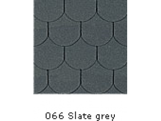 Ασφαλτικά κεραμίδια Premium Traditional  (κυκλικά), TEGOLA CANADESE - ΓΚΡΙ - SLATE GREY (066)