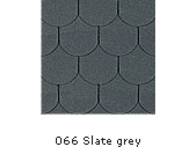 Ασφαλτικά κεραμίδια Premium Traditional  (κυκλικά), TEGOLA CANADESE - ΓΚΡΙ - SLATE GREY (066)