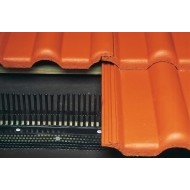 Εξαεριστήρας Άκρων Στέγης Braas Klober 200m/κιβώτιο - Χτένια Γείσων Κεραμοσκεπής 1m Μήκος - 8cm Ύψος