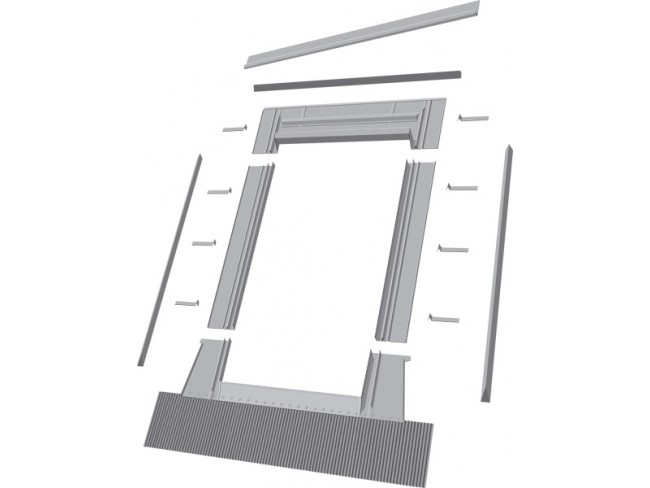 FAKRO Ενεργειακό παράθυρο στέγης  FTS V-U2  Fakro (κεντρικού άξονα περιστροφής) με στεγάνωση ΕHN Fakro (για όλους τους τύπους κεραμιδιού) +10 χρόνια εγγύηση. 94x140cm