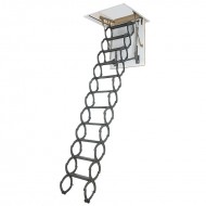 FAKRO SILVER LST Μεταλλική πτυσσόμενη σκάλα οροφής .