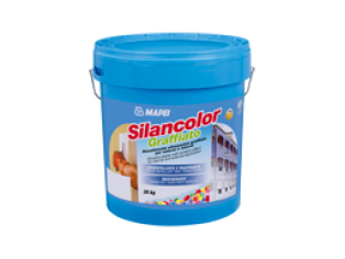MAPEI - SILANCOLOR GRAFFIATO - 20kg - Υδρόφοβο επίχρισμα υψηλής διαπνοής με ανάγλυφη υφή και υψηλή ικανότητα πλήρωσης, βάσης ρητίνων σιλοξάνης, για εσωτερικές και εξωτερικές επιφάνειες.