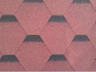 Ασφαλτικά κεραμίδια Mida Shinglas Sonata (Tegola) Ρόμβος Κόκκινο 