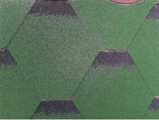 Ασφαλτικά κεραμίδια Mida Shinglas Sonata (Tegola) Ρόμβος Πράσινο 