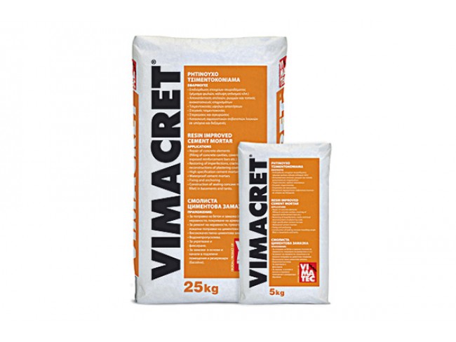 VIMATEC - VIMACRET - 25kg - Έτοιμο ρητινούχο επισκευαστικό τσιμεντοκονίαμα.