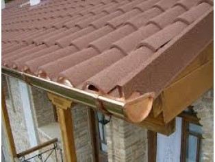 Μεταλλικό κεραμίδι METROTILE ROMANA TERRACOTTA, με επικάλυψη φυσικής πέτρας, 6 φορές ελαφρύτερο από κοινό κεραμίδι, εγγύηση 30 χρόνια.