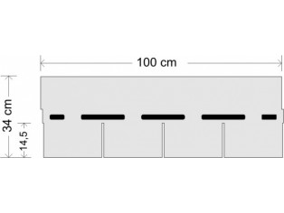 Ασφαλτικά κεραμίδια Premium Rectangular (ορθογώνια), TEGOLA CANADESE - ΚΟΚΚΙΝΟ (002) 2-TONE RED.