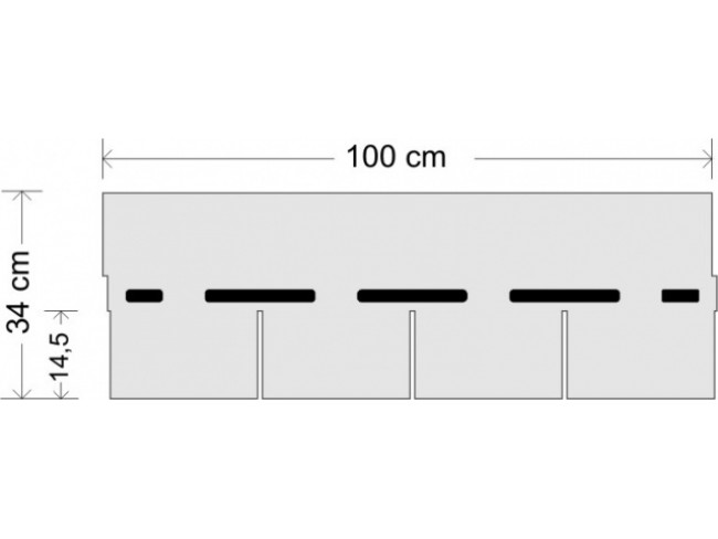 Ασφαλτικά κεραμίδια Premium Rectangular (ορθογώνια), TEGOLA CANADESE - ΚΟΚΚΙΝΟ (002) 2-TONE RED.