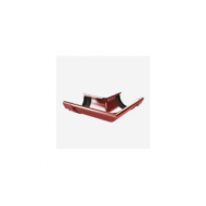 Γωνία υδρορροής 90ο εξωτερική με 2 συνδέσμους σύνδεσης, ROOF ART.