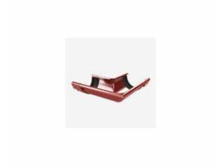 Γωνία υδρορροής 90ο εξωτερική με 2 συνδέσμους σύνδεσης, ROOF ART.