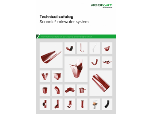 ROOF ART Υδρορροή Φ125, 3m JB