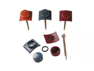 Πλαστική καλύπτρα με επένδυση + Βίδα Ξύλου (6,3x75)  ή Μετάλλου (6,3x75)  + Διακοσμητικό καπάκι. Πλαστική καλύπτρα με επένδυση + Βίδα Ξύλου (6,3x75)  ή Μετάλλου (6,3x75)  + Διακοσμητικό καπάκι.