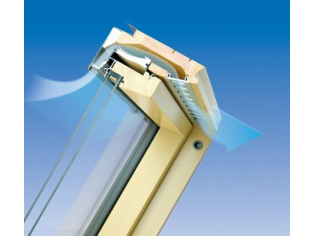 FAKRO FPP-V U3 PRESELECT MAX 78x98cm. Ενεργειακό Παράθυρο Στέγης ανύψωσης 45° και περιστροφής  με στεγάνωση ΕHN Fakro (για όλους τους τύπους κεραμιδιού) +10 χρόνια εγγύηση. 