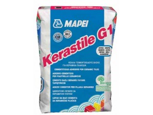 MAPEI KERASTILE G1 - ΛΕΥΚΗ - 25kg - C1TE - Κόλλα τσιμεντοειδούς βάσης για κεραμικά πλακίδια (πάχος κόλλας έως 10mm) MAPEI KERASTILE G1 - ΛΕΥΚΗ - 25kg - C1TE - Κόλλα τσιμεντοειδούς βάσης για κεραμικά πλακίδια (πάχος κόλλας έως 10mm)