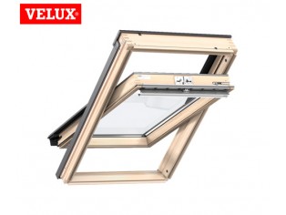 Παράθυρα Velux GZL κεντροπεριστροφικά 114x118cm. Με αρμοκάλυπτρα EDW για στέγες με κλασσικά κεραμίδια. 10 χρόνια εγγύηση.