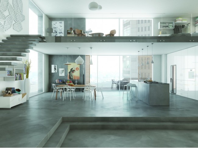 MAPEI - ULTRATOP LOFT F - WHITE - 20kg - Πατητή Τσιμεντοκονία δαπέδου / τοίχου.